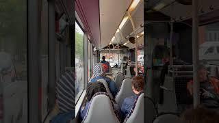 Manchester bus ride around Deansgate Locks single decker bus #busride #manchester #uk #buses