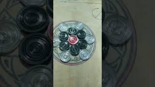 How to assemble perfect carrom coins for beginner