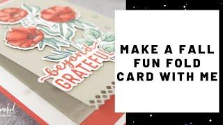 Fall Fun Fold Card & A Huge Surprise For Macie