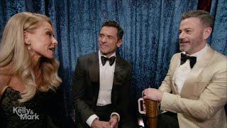 Kelly and Mark Caught up With Jimmy Kimmel Backstage at the Oscars