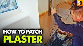 How to Repair Small Areas of Plaster  Drywall Patching