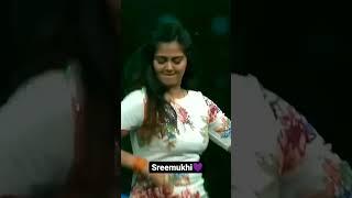 Monal Gajjar and Sreemukhi Dancing on the Show #sreemukhi #monalgajjar #actresses #shorts