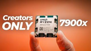 R9 vs i7 Efficiency WILL BLOW YOUR MIND  AMD Ryzen 7900x CPU Review #creators