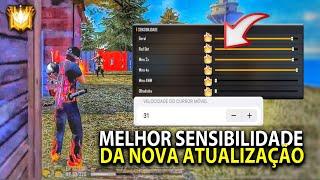 SAIU MELHOR SENSIBILIDADE PERFEITA PARA SUBIR CAPA FÁCIL E RÁPIDO NA NOVA ATUALIZAÇÃO DO FREE FIRE