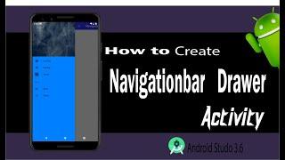 How to Create Navigation Drawer ActivitySide bar -Android Studio 3.6 Tutorial Tech Aside