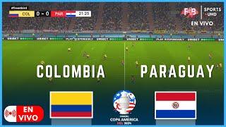 COLOMBIA VS  PARAGUAY  EN VIVO   COPA AMÉRICA 2024  SIMULACIÓN Y PUNTUACIÓN EN VIVO #copaamerica
