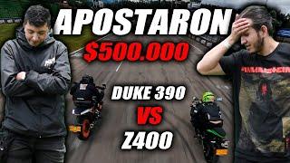 APOSTARON $500.000 Z400  DUKE 390NGFullgass Cuarto de milla Drag Race