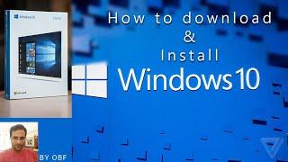 How to download and install windows 10 for beginners URDU