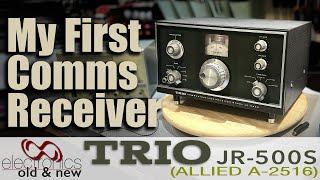 My first Communications Receiver the Trio JR-500S aka Allied A-2516 restoration #pcbway#