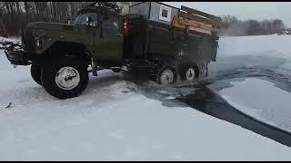 по зимнику с Амурки на Чумикан на зил 131 2023 год