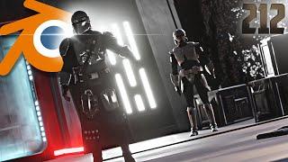 Can I RECREATE the MANDALORIAN FINALE using FREE VFX??  Blender3D w@edgevfx