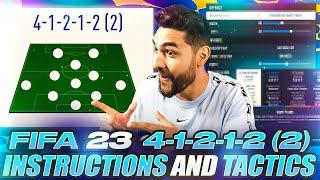 FIFA 23 AFTER PATCH RANK 1 META FORMATION  4-1-2-1-2 2 BEST TACTICS & INSTRUCTIONS