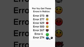 You got these Roblox error code? #roblox #robloxfyp #robloxshort #foryou #robloxerror #error
