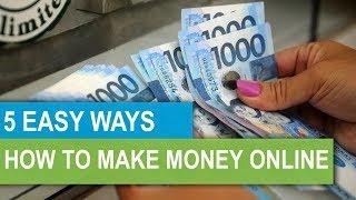 How To Make Money Online  5 Easy Ways 