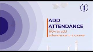 ADD ATTENDANCE