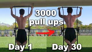 100 Pull-ups Everyday for a Month  Results - Skinny Transformation