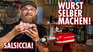 Wurst selber machen - Salsiccia mit Kitchen Aid wursten 