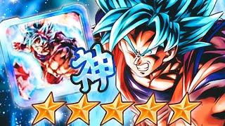 ULTRA BLUE KAIOKEN WITH HIS NEW PLATINUM EQUIP AT 5 STARS IS AMAZING IN STORY MODE  DB Legends