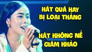 Thí sinh HÁT NHƯ CA SĨ vừa cất giọng BỊ LOẠI THẲNG vì HÁT KHÔNG NỂ GIÁM KHẢO  Song Ca Giấu Mặt