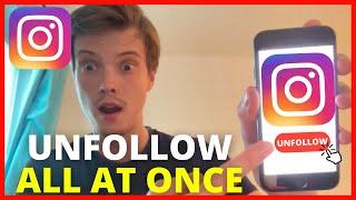 How To Unfollow Everyone On Instagram At Once NEW WAY 2024