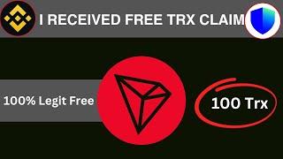 How to claim free TRX Tron into your trust wallet.