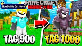 Ich ÜBERLEBE 1000 TAGE in MINECRAFT HARDCORE