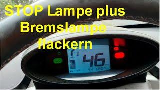 STOP Lampe beim Twizy leuchtet oder flackert