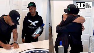 Gillie Breaks Down In Tears After Signing $100M Deal With Wallo