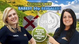 The UK’s NEW RAREST 50p – The 2023 Salmon 50p makes a splash