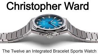 New Christopher Ward The Twelve Integrated Bracelet Automatic Sports Watch Titanium Stainless Steel