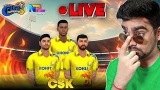 LIVE VIRAT DHONI ROHIT In CSK Vs MI NPL 2024 WCC3 Expert Mode  Later Career Mode