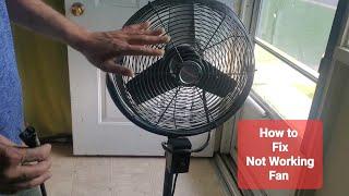 How To Fix Not Working Fan