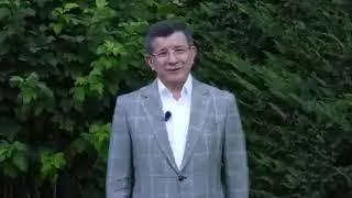 Ahmet Davutoğlundan videolu bayram mesajı