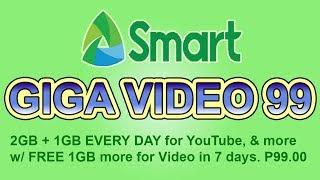 How to Register GIGA VIDEO 99 Using *121# on Mobile Phone  Smart Network  Philippines Load