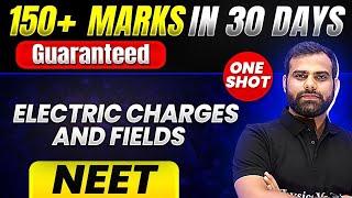 150+ Marks Guaranteed ELECTRIC CHARGES AND FIELDS  Quick Revision 1 Shot  Physics for NEET