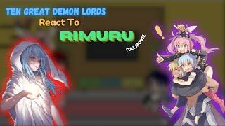 Ten Great Demon Lords React To Rimuru  Full Movie  Tensura  GCRV