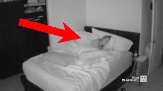Jin Tidak Tahan Ingin Memperkosa Gadis Tidur Ini  Video Gangguan Hantu yang Terekam Kamera
