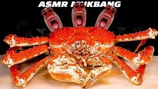 ASMR Living Giant jumbo King Crab mukbang seafood  살아있는 초대형 킹크랩 먹방 キングクラブ 帝王蟹 ปูยักษ์