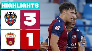 LEVANTE UD 3 - 1 CD ELDENSE  HIGHLIGHTS LALIGA HYPERMOTION