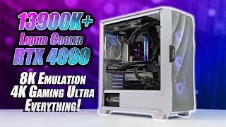 The Most Powerful PC You Can Build Right Now RTX 4090 i9 13900K 8K EMU 4K Gaming INSANE