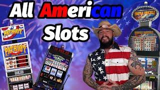All American Slots  4th of July Gambling  PLUS Trivia Celebrating America with Live Slot Play 