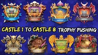 Ultimate Trophy Push From Castle 1 to Castle 9 Castle Crush