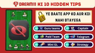 Dream11 hidden tips and tricks  No clickbait   How to win grand league in dream11 ?