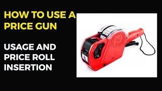 How to Use a Price Gun  How to Insert Price Roll in Price Labeller