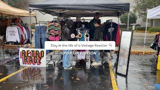 Day in the life of a vintage reseller Pop Up edition  Vending at the Centerfold Market in Atlanta