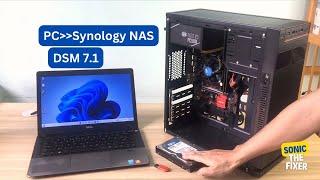 Transform Your PC into a Synology NAS  DSM 7.1 Guide and Setup