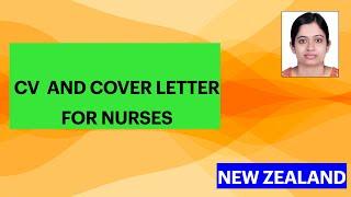 CV AND COVER LETTER NEW ZEALAND#dreamyourlife