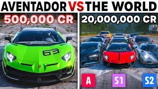 Forza Horizon 5  Lamborghini Aventador SVJ VS The World  The Fastest V12 Lamborghini Ever Made?