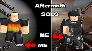 LIFE as a SOLO in AFTERMATH roblox