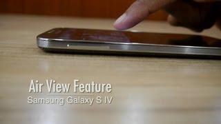 Samsung Galaxy S4 - Air View Feature